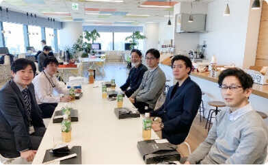ランチ会実施の様子